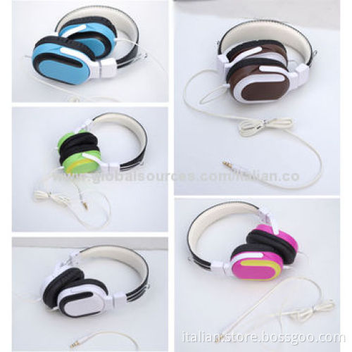OEM Comfortable MP4 Headset with Volume Control for Retailer